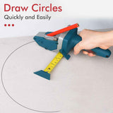 Darrahopens Tools > Other Tools > Cutters Gypsum Board Cutting Tool Gypsum Board Cutter Multifunctional Woodworking Panel with Tape Measure Tool Kit Includes Cutter, Pencil and 5 Blades