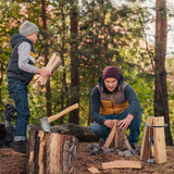 Darrahopens Tools > Other Tools > Cutters Manual Firewood Splitter Heavy Duty Log Wood Splitting Cutter Kindling Cracker
