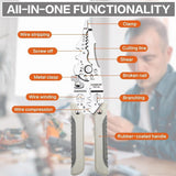 Darrahopens Tools > Other Tools > Cutters Multifunctional Wire Stripper Pliers Electric Cable Crimper and Cutter Tool Set