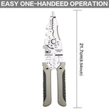 Darrahopens Tools > Other Tools > Cutters Multifunctional Wire Stripper Pliers Electric Cable Crimper and Cutter Tool Set