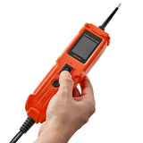 Darrahopens Tools > Other Tools > Cutters VEVOR Automotive Circuit Tester, 8 - 35 DCV Power Circuit Probe Tester with TFT Color Display and Lighting, Automotive Power Tester Probe with 13 ft / 4 m Cable, ABS Shell Electrical Detector Finder