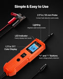 Darrahopens Tools > Other Tools > Cutters VEVOR Automotive Circuit Tester, 8 - 35 DCV Power Circuit Probe Tester with TFT Color Display and Lighting, Automotive Power Tester Probe with 13 ft / 4 m Cable, ABS Shell Electrical Detector Finder