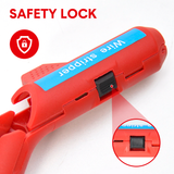 Darrahopens Tools > Other Tools > Cutters Wire Stripper Ergonomic Curved Handle Cable Stripping Splitting Cut Tool Wide Stripping Ranges Hand Tool with 6 Size Planer Holes for Electrical