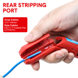 Darrahopens Tools > Other Tools > Cutters Wire Stripper Ergonomic Curved Handle Cable Stripping Splitting Cut Tool Wide Stripping Ranges Hand Tool with 6 Size Planer Holes for Electrical