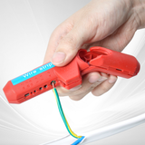 Darrahopens Tools > Other Tools > Cutters Wire Stripper Ergonomic Curved Handle Cable Stripping Splitting Cut Tool Wide Stripping Ranges Hand Tool with 6 Size Planer Holes for Electrical