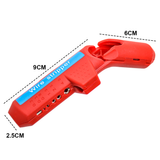 Darrahopens Tools > Other Tools > Cutters Wire Stripper Ergonomic Curved Handle Cable Stripping Splitting Cut Tool Wide Stripping Ranges Hand Tool with 6 Size Planer Holes for Electrical
