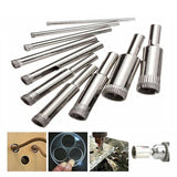 Darrahopens Tools > Other Tools > Drill & Screwdriver Accessories 10 Pcs Diamond Glass Drill Bit Set Core Cutter & Saw Tool