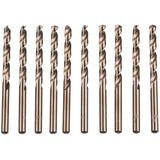 Darrahopens Tools > Other Tools > Drill & Screwdriver Accessories 10 pcs M35 Hss Cobalt Gold Twist Drill Bits Metric High Speed Steel 6Mm X 93Mm For Drilling Stainless Steel And Metal
