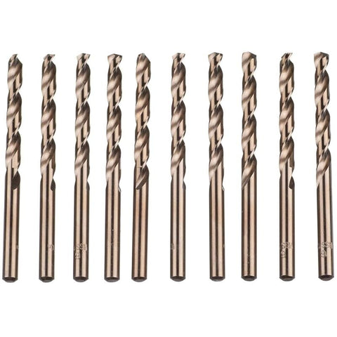 Darrahopens Tools > Other Tools > Drill & Screwdriver Accessories 10 pcs M35 Hss Cobalt Gold Twist Drill Bits Metric High Speed Steel 6Mm X 93Mm For Drilling Stainless Steel And Metal