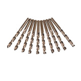 Darrahopens Tools > Other Tools > Drill & Screwdriver Accessories 10 pcs M35 Hss Cobalt Gold Twist Drill Bits Metric High Speed Steel 6Mm X 93Mm For Drilling Stainless Steel And Metal