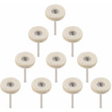 Darrahopens Tools > Other Tools > Drill & Screwdriver Accessories 10 pcs Polishing Wheel 25Mm Wool Felt Buffing Wheels Drill Grinder Wheels Brushes ROtary Tool With Handle