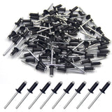 Darrahopens Tools > Other Tools > Drill & Screwdriver Accessories 100 pcs 4.8 X 12Mm Aluminum Blind Rivets, Open End Rivets, Pop Rivets, Pack Of 100 (Black)