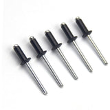 Darrahopens Tools > Other Tools > Drill & Screwdriver Accessories 100 pcs 4.8 X 12Mm Aluminum Blind Rivets, Open End Rivets, Pop Rivets, Pack Of 100 (Black)