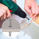 Darrahopens Tools > Other Tools > Drill & Screwdriver Accessories 100 pcs Zinc Alloy Expansion Screw Set Combination 50 pcs Screws And 50 pcs Anchors - Metal Self-Drilling - For