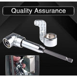 Darrahopens Tools > Other Tools > Drill & Screwdriver Accessories 105 Degree Right Angle Drill Bit Extension Socket For Narrow Corner With Strong Magnet, Hex Head Screwdriver