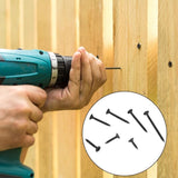 Darrahopens Tools > Other Tools > Drill & Screwdriver Accessories 220 pcs Self Tapping Wood Screws, Black Cross Flat Head Self Drilling Screw, Metal Screws For Drywall Furniture - M3.5