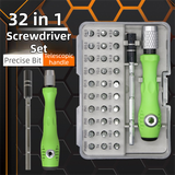 Darrahopens Tools > Other Tools > Drill & Screwdriver Accessories 32-in-1 Precision Screwdriver Tool Set - Compact Magnetic Tool Kit for Professional Electronics & Cars Repair