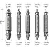 Darrahopens Tools > Other Tools > Drill & Screwdriver Accessories 5 pcs Professional Screw Extractor Set, DAmaged Screw Extractor, High Speed Steel, For Defective Screws, Bolts And