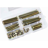 Darrahopens Tools > Other Tools > Drill & Screwdriver Accessories 50 Pieces Hex Head Bolts, Bolts With Cylinder Nuts, Bolts With Cylinder Nuts Assortment Kit, For Furniture, Baby Cribs,