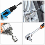 Darrahopens Tools > Other Tools > Drill & Screwdriver Accessories Socket Adapter 1/2 3/8 1/4 Hexagon Drill Bits Adapter Set Nut Wrench Reducer Socket Adaptor Converter Ratchet Wrench