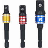 Darrahopens Tools > Other Tools > Drill & Screwdriver Accessories Socket Adapter 1/2 3/8 1/4 Hexagon Drill Bits Adapter Set Nut Wrench Reducer Socket Adaptor Converter Ratchet Wrench