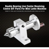 Darrahopens Tools > Other Tools > Drill & Screwdriver Accessories Turning Center ROtating Center Accessory For Lathe Machine Mini Ball Bearing With 2 Wrenches Woodworking Carpentry