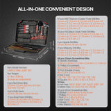 Darrahopens Tools > Other Tools > Drill & Screwdriver Accessories VEVOR Drill Bit Set, 246 Pieces Drill and Driver Bit Set, Screwdriver Bit Set Suitable for Wood Metal Cement Drilling and Screw Driving, Drill Bit Sets Combo Kit Assorted in Organized Carrying Case