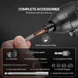 Darrahopens Tools > Other Tools > Drill & Screwdriver Accessories VEVOR Drill Bit Set, 246 Pieces Drill and Driver Bit Set, Screwdriver Bit Set Suitable for Wood Metal Cement Drilling and Screw Driving, Drill Bit Sets Combo Kit Assorted in Organized Carrying Case