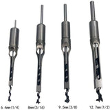 Darrahopens Tools > Other Tools > Drill & Screwdriver Accessories Wood Drill Bit Set for Square Holes, Compatible with Mortise and Tenon Joints, Deep Square Holes Cutting Tools for Woodworking
