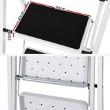 Darrahopens Tools > Other Tools Giantz 2 Step Ladder Multi-Purpose Folding Steel Light Weight Platform