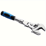 Darrahopens Tools > Other Tools > Hand Tools 10-inch Telescoping Ratcheting Adjustable Wrench, 180-Degree Swivel Multi-Function Pipe Tool, Hardware & Emergency Repair Tool