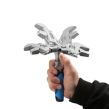 Darrahopens Tools > Other Tools > Hand Tools 10-inch Telescoping Ratcheting Adjustable Wrench, 180-Degree Swivel Multi-Function Pipe Tool, Hardware & Emergency Repair Tool