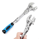 Darrahopens Tools > Other Tools > Hand Tools 10-inch Telescoping Ratcheting Adjustable Wrench, 180-Degree Swivel Multi-Function Pipe Tool, Hardware & Emergency Repair Tool