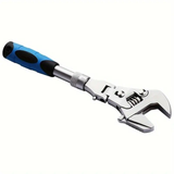 Darrahopens Tools > Other Tools > Hand Tools 10-inch Telescoping Ratcheting Adjustable Wrench, 180-Degree Swivel Multi-Function Pipe Tool, Hardware & Emergency Repair Tool