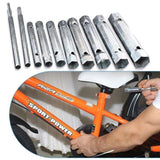 Darrahopens Tools > Other Tools > Hand Tools 10PCS Spark Plug Wrench Set Hex Socket Spanner Tools for Bike Car and Home Use