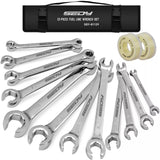 Darrahopens Tools > Other Tools > Hand Tools 12-Piece Flare Nut Spanner Set Teflon Tape Metric & SAE Brake Line Repairing
