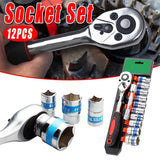Darrahopens Tools > Other Tools > Hand Tools 12PCS Household Wrench Portable Functional Adjustable Spanner Tool Kit