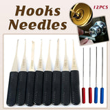 Darrahopens Tools > Other Tools > Hand Tools 12PCS Kit Hand Lock Broken Key Extractor Removal Remover Hooks Needles Tool