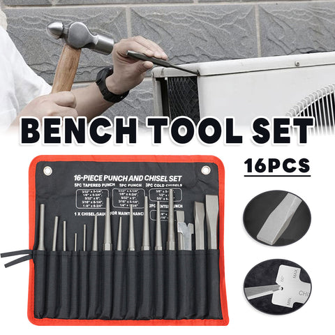 Darrahopens Tools > Other Tools > Hand Tools 16pcs Maintenance Tool Set Fitter Tool Combination for Home Garage DIY Repair