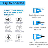 Darrahopens Tools > Other Tools > Hand Tools 2 Pcs Floor Mat Grippers: Heavy Duty Stall Mat Grippers - Ergonomic Clamps Rug Holder for Horse Stalls Barn Gym & Trailers In Australia - Darrahopens