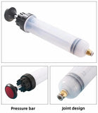 Darrahopens Tools > Other Tools > Hand Tools 200ml Fluid Extractor & Transfer Pump - Manual Oil Syringe with Extension Tubes for Automotive Brake, Gear & Power Steering Fluids - Heavy Duty Suction Tool