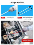 Darrahopens Tools > Other Tools > Hand Tools 200ml Fluid Extractor & Transfer Pump - Manual Oil Syringe with Extension Tubes for Automotive Brake, Gear & Power Steering Fluids - Heavy Duty Suction Tool