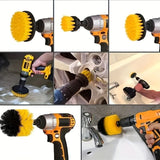 Darrahopens Tools > Other Tools > Hand Tools 26-piece full function car detailing kit with drill brush and wheel cleaner - Heavy-duty manual and drill-powered cleaning set, color-coded brushes for paint restoration, glass, metal, plastic surfaces - Car washing, polishing, protection - Suitable for h