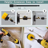 Darrahopens Tools > Other Tools > Hand Tools 26-piece full function car detailing kit with drill brush and wheel cleaner - Heavy-duty manual and drill-powered cleaning set, color-coded brushes for paint restoration, glass, metal, plastic surfaces - Car washing, polishing, protection - Suitable for h
