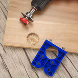 Darrahopens Tools > Other Tools > Hand Tools 35 mm hinge drill set with hinge hole and hinge template, drill guide, power drill accessory, for concealed hinges, cabinet hinges, mounting plates, woodworking