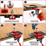Darrahopens Tools > Other Tools > Hand Tools 35mm Hinge Drilling Positioning Tool: Adjustable Offset and Controllable Depth, Precision Drilling Done in One Step In Australia - Darrahopens