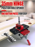 Darrahopens Tools > Other Tools > Hand Tools 35mm Hinge Drilling Positioning Tool: Adjustable Offset and Controllable Depth, Precision Drilling Done in One Step In Australia - Darrahopens