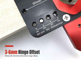 Darrahopens Tools > Other Tools > Hand Tools 35mm Hinge Drilling Positioning Tool: Adjustable Offset and Controllable Depth, Precision Drilling Done in One Step In Australia - Darrahopens