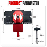 Darrahopens Tools > Other Tools > Hand Tools 35mm Hinge Drilling Positioning Tool: Adjustable Offset and Controllable Depth, Precision Drilling Done in One Step In Australia - Darrahopens