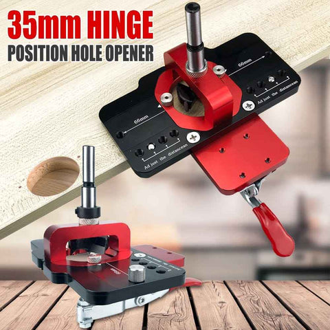 Darrahopens Tools > Other Tools > Hand Tools 35mm Hinge Drilling Positioning Tool: Adjustable Offset and Controllable Depth, Precision Drilling Done in One Step In Australia - Darrahopens